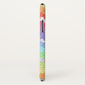 虹のシェブロンのステンドグラスカラフル抽象芸術 Case-Mate iPhoneケース (裏面/右)