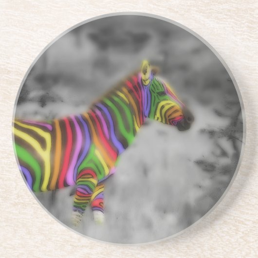 虹のシマウマ コースター (正面)