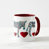 虹のシマウマ マグカップ (正面右)