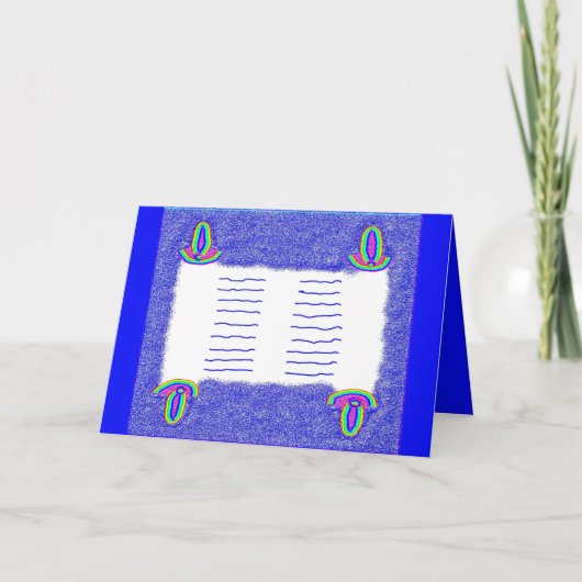 虹のシミチャット・トーラーカード サンキューカード (正面)