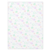 虹のシャボン玉ベビーシャワー テーブルクロス (正面)