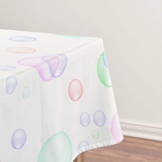 虹のシャボン玉ベビーシャワー テーブルクロス (インサイチュ)