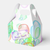 虹のシャボン玉ベビーシャワー フェイバーボックス (裏面サイド)