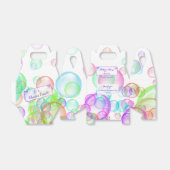 虹のシャボン玉ベビーシャワー フェイバーボックス (折り畳みなし)