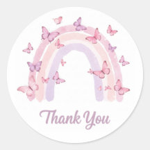 虹のステッカーありがとう