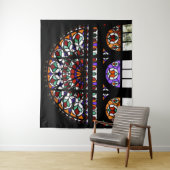 虹のステンドグラス窓 タペストリー (インサイチュ)