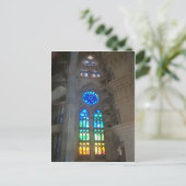 虹のステンドグラス窓 ポストカード (スタンド正面)