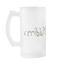 虹のステンドグラス見えるカエルの芸術