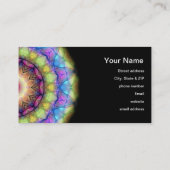 虹のステンドグラス 名刺 (裏面)