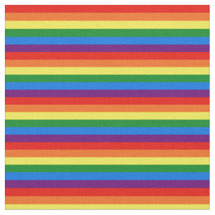 虹のストライプなゲイプライドLGBTサポート ファブリック
