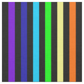 虹のストライプな生地 ファブリック (クローズアップ)