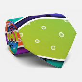 虹のストライプのタイ ネクタイ (ロール)