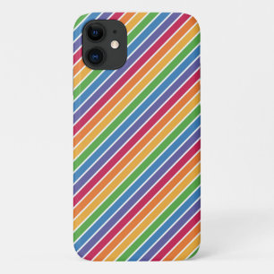 虹のストライプ iPhone 11 ケース