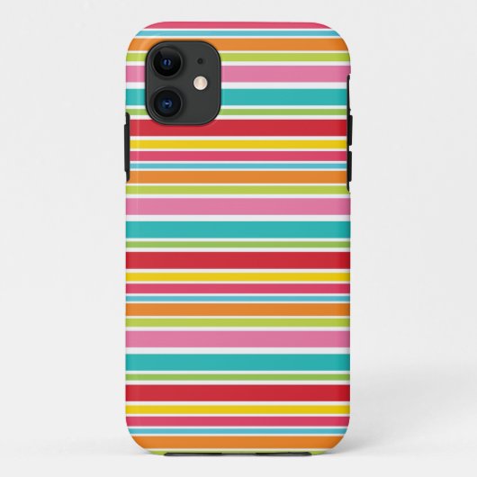 虹のストライプ Case-Mate iPhoneケース (裏面)