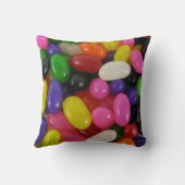 虹のゼリー菓子キャンデーのゼリー菓子のクッションの枕 クッション (裏面)