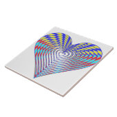 虹のタイルのハート タイル (側面)