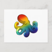 虹のタコ ポストカード (正面)