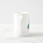 虹のタツノオトシゴのマグ ボーンチャイナマグカップ (裏面)