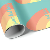 虹のターゲット虹の青、赤、桃のフォネカーゼ ラッピングペーパー (ロールコーナー)