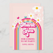 虹のダイジーありがとう 招待状 (正面/裏面)