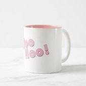 虹のダッシュを揺すります! Woohoo! ツートーンマグカップ (正面右)