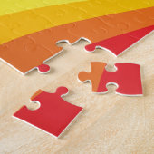 虹のデザイン ジグソーパズル (側面)