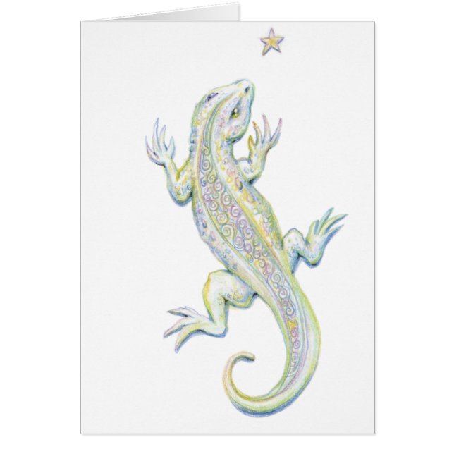 虹のトカゲ (正面)