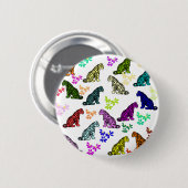 虹のトラ 缶バッジ (正面&裏面)