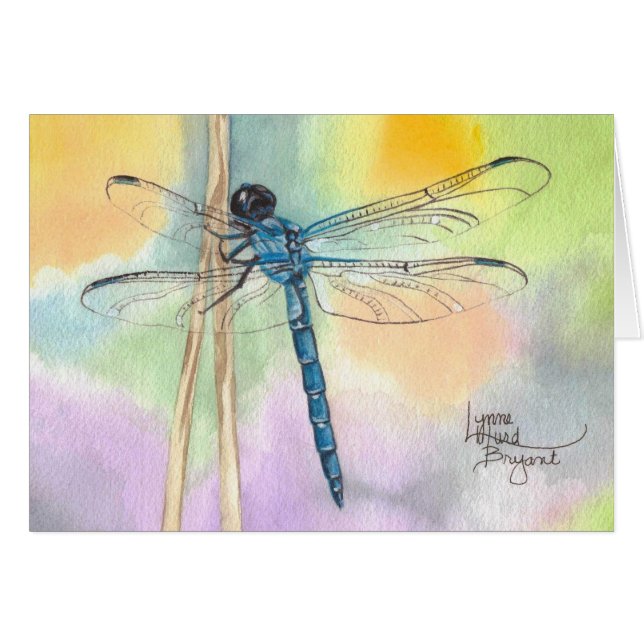 虹のトンボ (正面横)