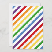 虹のドライブバイ ベビーシャワー招待状 招待状 (裏面)