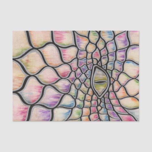 虹のドラゴン 薄葉紙 (正面)