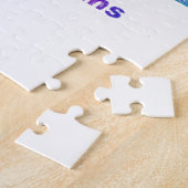 虹のニュー・オーリンズのスカイライン ジグソーパズル (側面)