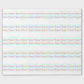 虹のハヌカー（ユダヤ教の祭り）の（ユダヤ教）メノラーの包装紙 ラッピングペーパー (フラット)