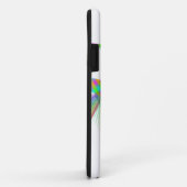 虹のハミングバキスをするーズの花 Case-Mate iPhoneケース (裏面/右)