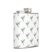 虹のハミングバーズパターン フラスク (右)