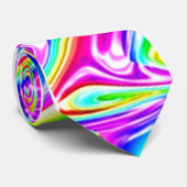虹のハリケーンのはっきりしたな多色刷りのタイ ネクタイ (ロール)