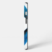 虹のハートとして絵を描かれる手 iPhoneケース (左側面)