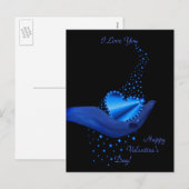 虹のハートと星 シーズンポストカード (正面/裏面)