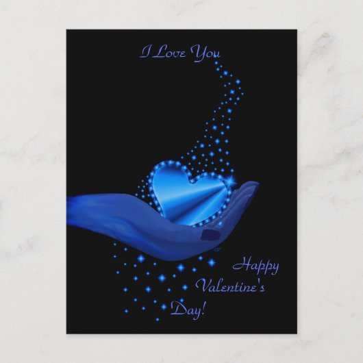 虹のハートと星 シーズンポストカード (正面)