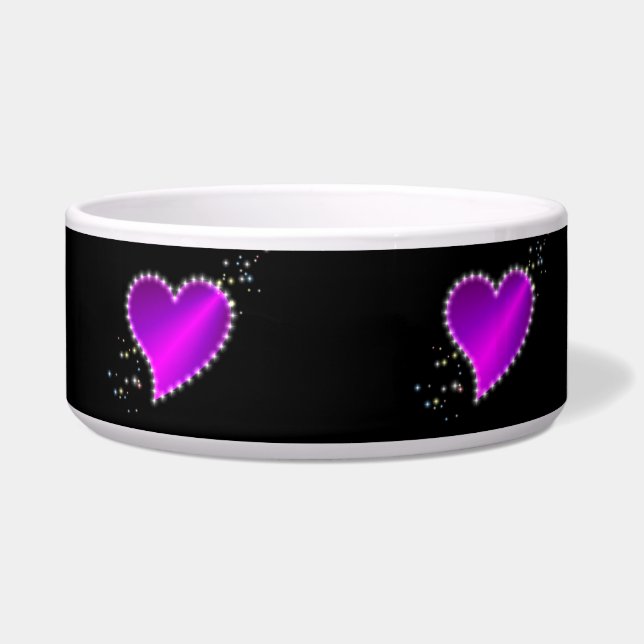 虹のハートと星 ボウル (右)