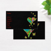 虹のハートと蝶 (デスク)