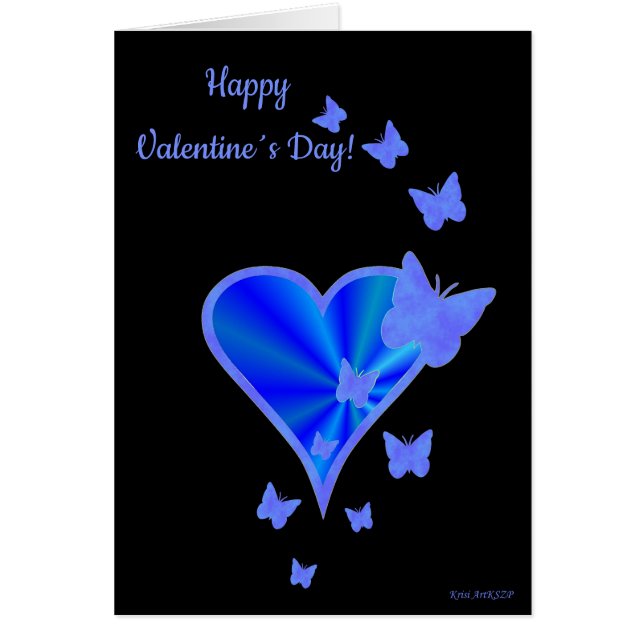 虹のハートと蝶 (正面)