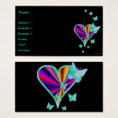 虹のハートと蝶 (正面&裏面)