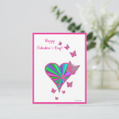 虹のハートと蝶 シーズンポストカード (スタンド正面)