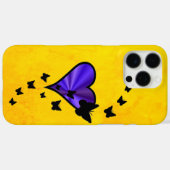 虹のハートと蝶 Case-Mate iPhoneケース (裏面 (横))