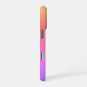虹のハートと蝶 iPhoneケース (右側面)
