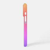 虹のハートと蝶 iPhoneケース (左側面)