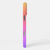 虹のハートと蝶 iPhoneケース (右側面)