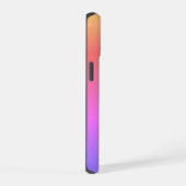 虹のハートと蝶 iPhone 15ケース (右側面)