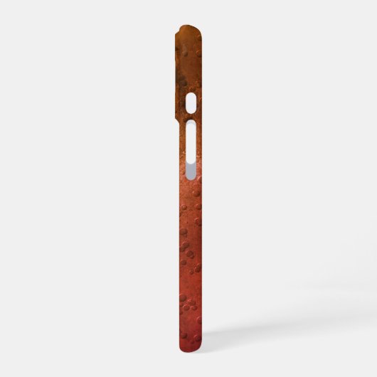 虹のハートと蝶 iPhone 16ケース (左側面)